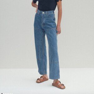 Jesse Kamm Patchfront Handy Pants Cowboy Blue Size 4